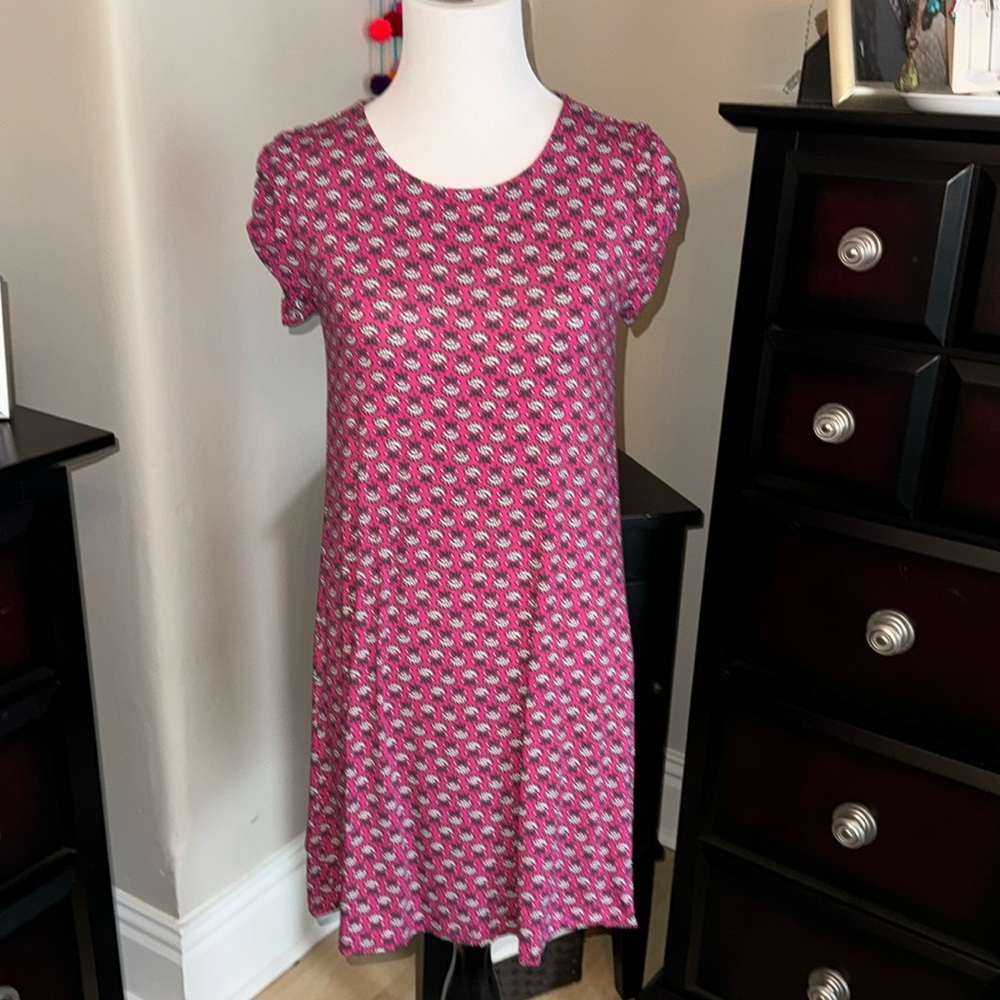 Loft Block Print Dress